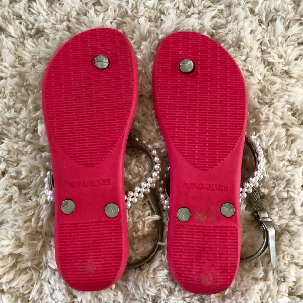 ☘️ 3 for $25 SALE! ☘️ Pink Pearl Havaianas Sandals - Picture 4 of 5